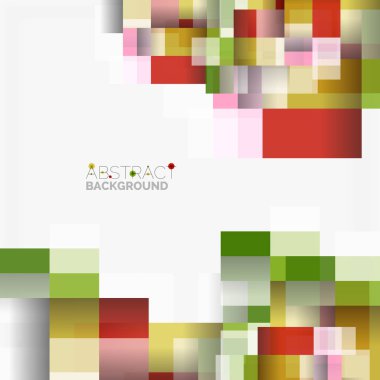 Soyut engeller şablon tasarım arka plan, beyaz, basit geometrik şekiller düz çizgiler ve dikdörtgenler