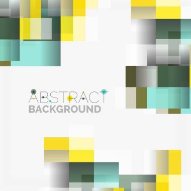 Soyut engeller şablon tasarım arka plan, beyaz, basit geometrik şekiller düz çizgiler ve dikdörtgenler