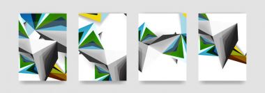 En az vektör arka plan küme kapsıyor