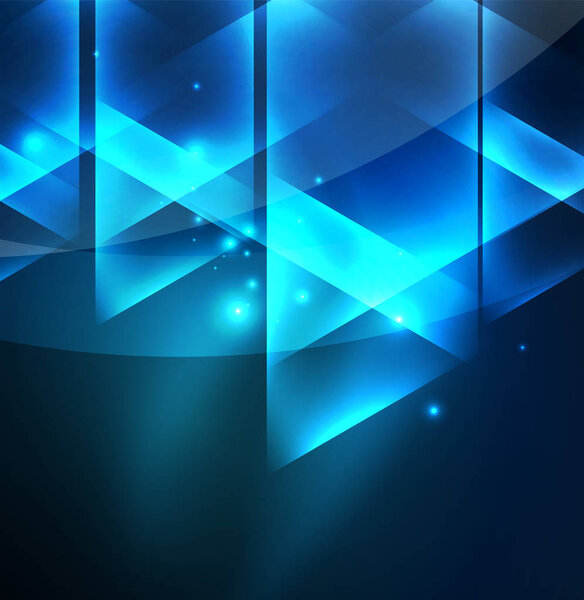 Светящиеся геометрические формы
