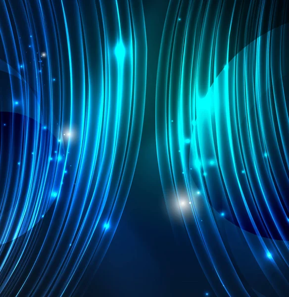 parlayan futuristik çizgiler