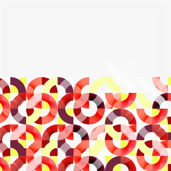 Modern geometrik desen tasarım gri arka plan üzerinde renkli halkalar