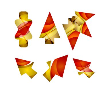 Vektör simgesi, ok fare işaretçisi veya yön sembolü