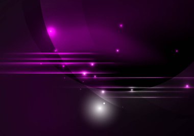 parlayan futuristik çizgiler