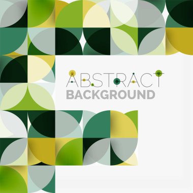 Modern geometrik arka plan daire