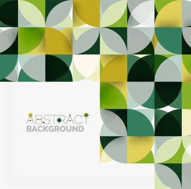 Modern geometrik arka plan daire