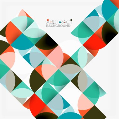 Modern geometrik arka plan daire