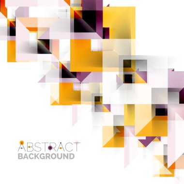 Beyaz Modern kare geometrik desen tasarım