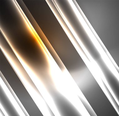 Enerji hatları, karanlıkta parlayan dalgalar vektör arka plan