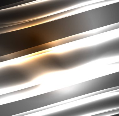 Enerji hatları, karanlıkta parlayan dalgalar vektör arka plan