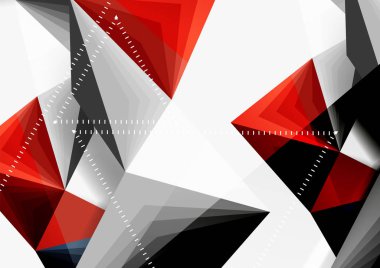 Vektör düşük Poli tarzı 3d üçgen çizgi