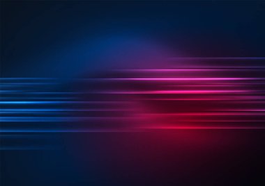 parlayan futuristik çizgiler