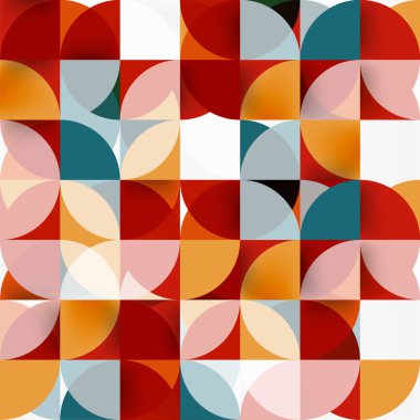 Modern geometrik arka plan daire