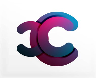 Daire geometrik arka plan, renkli iş veya web için teknoloji tasarım