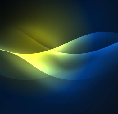 Neon ışıklı dalgalar