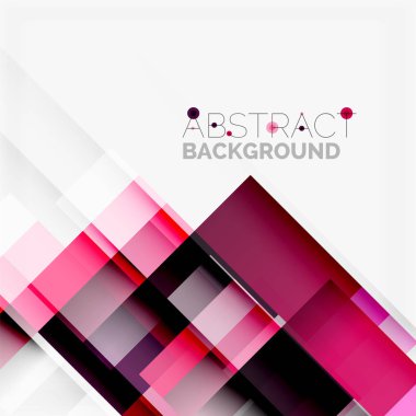 Soyut engeller şablon tasarım arka plan, beyaz, basit geometrik şekiller düz çizgiler ve dikdörtgenler