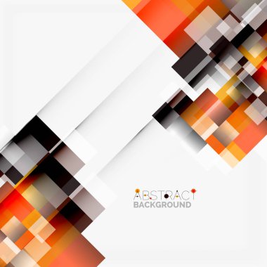 Soyut engeller şablon tasarım arka plan, beyaz, basit geometrik şekiller düz çizgiler ve dikdörtgenler