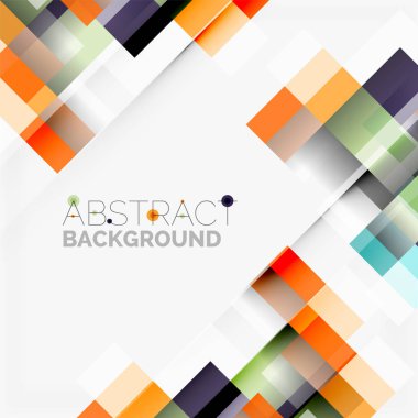 Soyut engeller şablon tasarım arka plan, beyaz, basit geometrik şekiller düz çizgiler ve dikdörtgenler