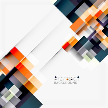 Soyut engeller şablon tasarım arka plan, beyaz, basit geometrik şekiller düz çizgiler ve dikdörtgenler