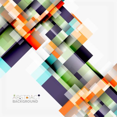 Soyut engeller şablon tasarım arka plan, beyaz, basit geometrik şekiller düz çizgiler ve dikdörtgenler