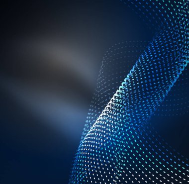 Vektör dalga parçacıklar arka plan