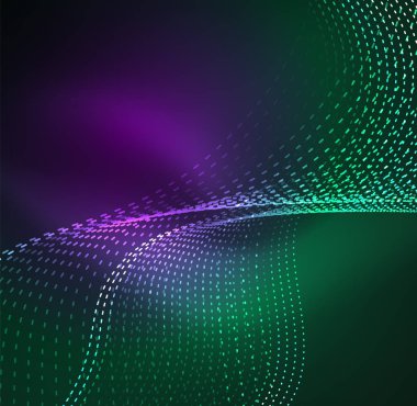 Vektör dalga parçacıklar arka plan