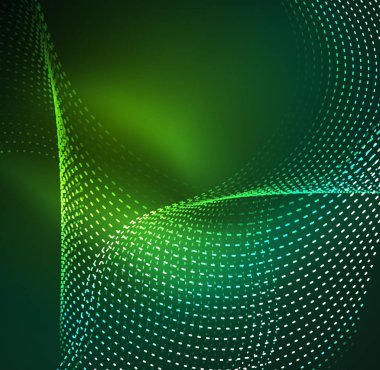 Vektör dalga parçacıklar arka plan