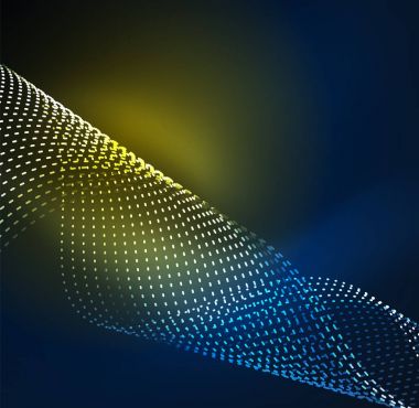 Vektör dalga parçacıklar arka plan