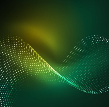 Vektör dalga parçacıklar arka plan