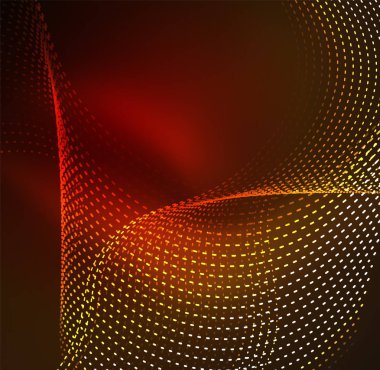 Vektör dalga parçacıklar arka plan