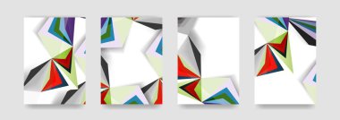 En az vektör arka plan küme kapsıyor