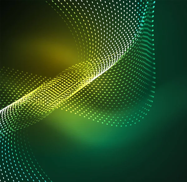 Vektör dalga parçacıklar arka plan