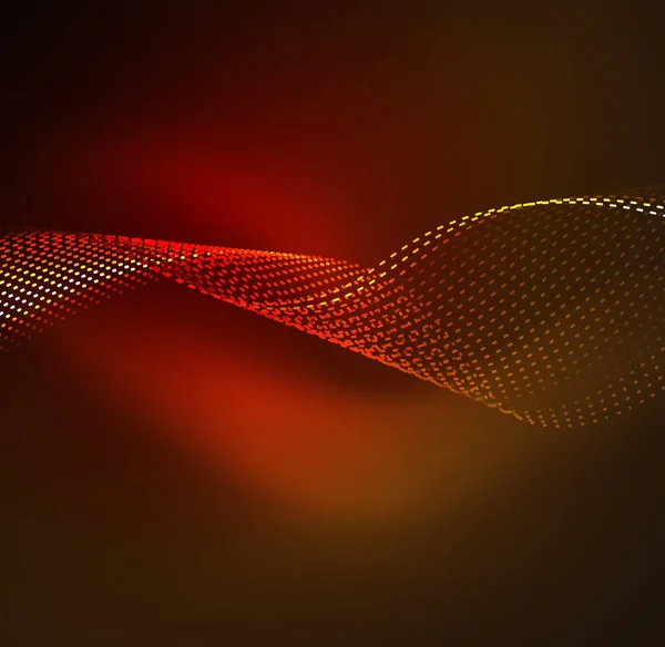矢量波粒子背景 — 图库矢量图片