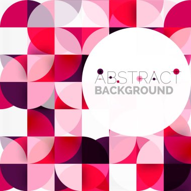 Modern geometrik arka plan daire