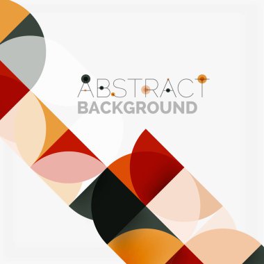 Modern geometrik arka plan daire