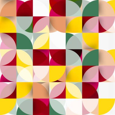 Modern geometrik arka plan daire