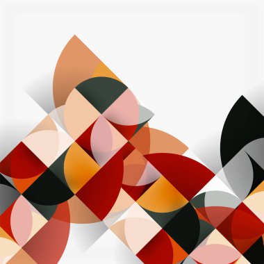 Modern geometrik arka plan daire