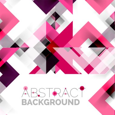 Beyaz Modern kare geometrik desen tasarım