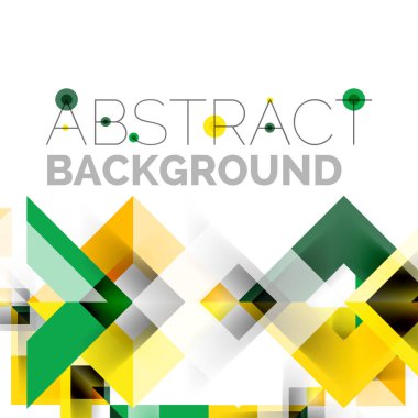 Beyaz Modern kare geometrik desen tasarım