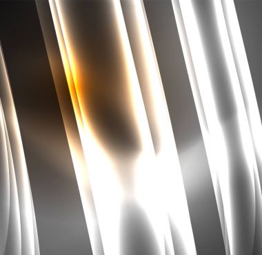 Enerji hatları, karanlıkta parlayan dalgalar vektör arka plan