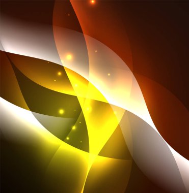 Neon ışıklı dalgalar