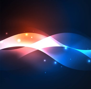 Neon ışıklı dalgalar