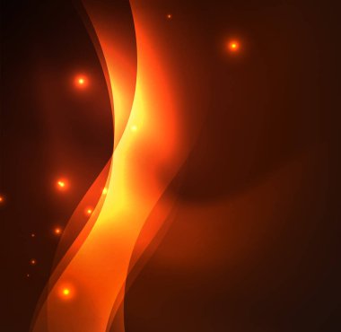 Neon ışıklı dalgalar