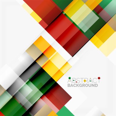 Soyut engeller şablon tasarım arka plan, beyaz, basit geometrik şekiller düz çizgiler ve dikdörtgenler