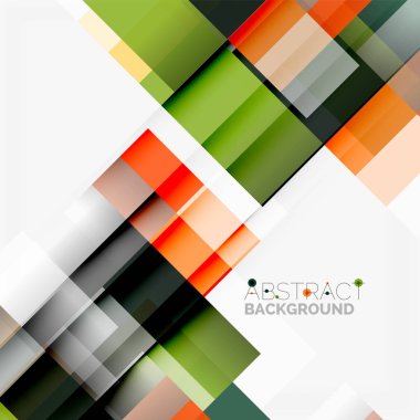 Soyut engeller şablon tasarım arka plan, beyaz, basit geometrik şekiller düz çizgiler ve dikdörtgenler