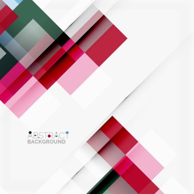 Soyut engeller şablon tasarım arka plan, beyaz, basit geometrik şekiller düz çizgiler ve dikdörtgenler