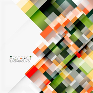 Soyut engeller şablon tasarım arka plan, beyaz, basit geometrik şekiller düz çizgiler ve dikdörtgenler