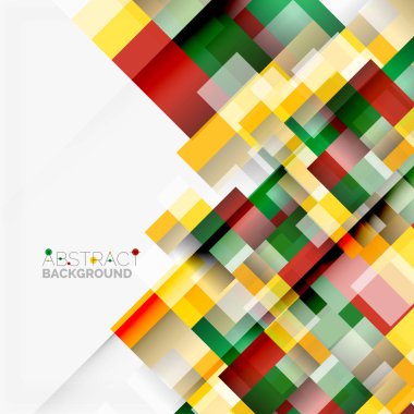 Soyut engeller şablon tasarım arka plan, beyaz, basit geometrik şekiller düz çizgiler ve dikdörtgenler