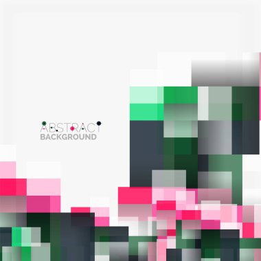 Soyut engeller şablon tasarım arka plan, beyaz, basit geometrik şekiller düz çizgiler ve dikdörtgenler