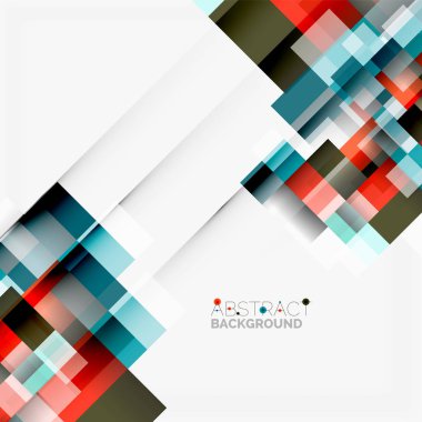 Soyut engeller şablon tasarım arka plan, beyaz, basit geometrik şekiller düz çizgiler ve dikdörtgenler